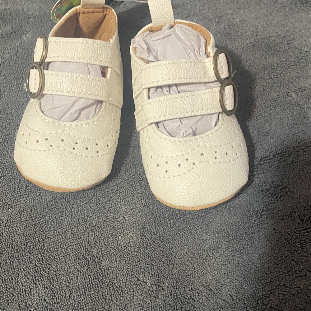 Elegant White Baby Walker Shoes